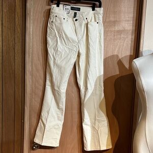 Ralph Lauren Cream Women's Boot Cut Jeans